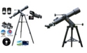 Cosmo Brands Cassini 720 X 80 Land and Sky Tracker Telescope and 2X Flip Barlow and Dot Sight